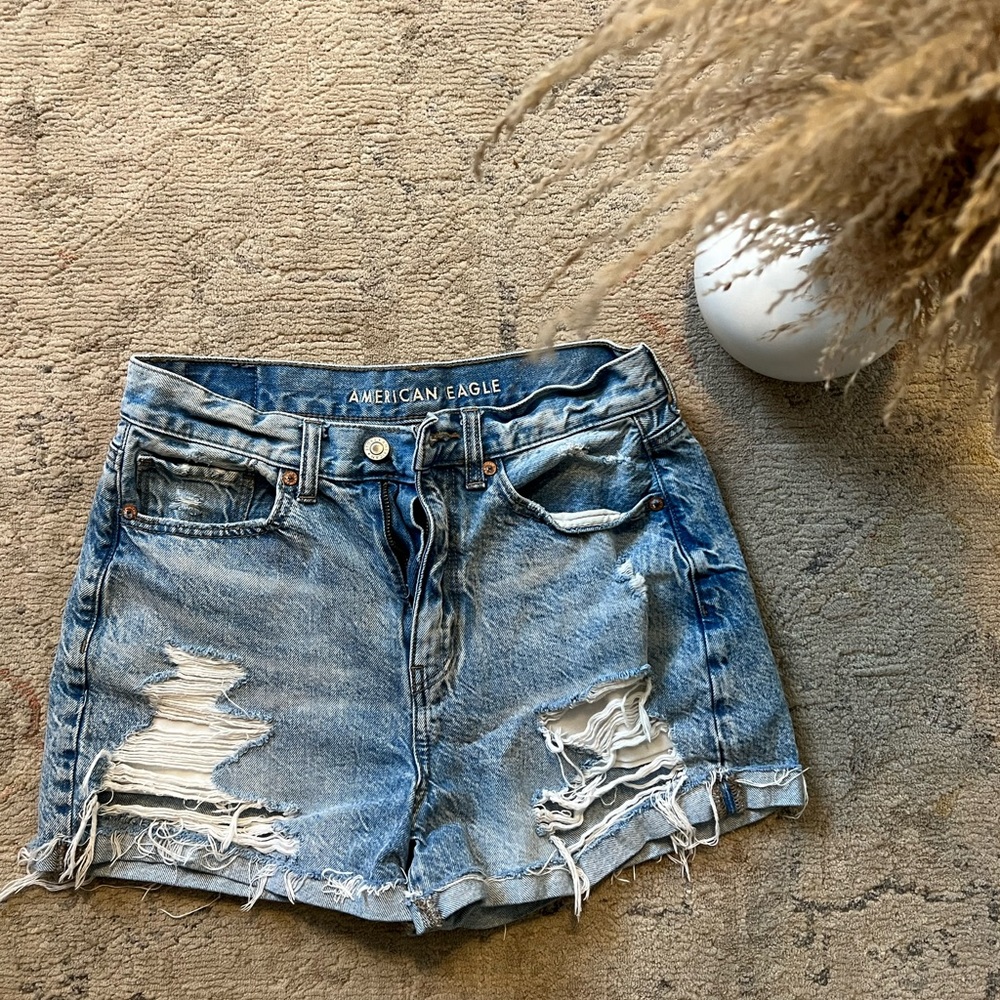 American Eagle High Rise Jean Shorts